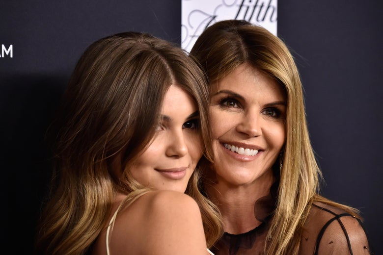 Olivia Jade and Lori Loughlin.